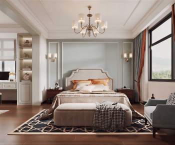 American Style Bedroom-ID:229789029