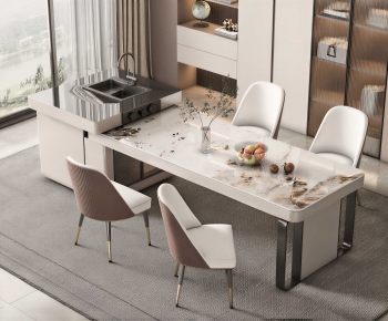 Modern Dining Table And Chairs-ID:549056053
