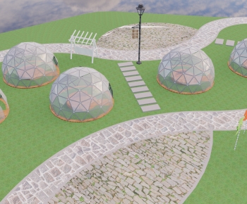 Modern Park Landscape-ID:388756999