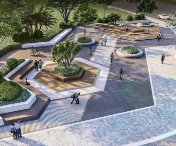 Modern Park Landscape-ID:125708108