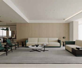 Modern A Living Room-ID:338923939