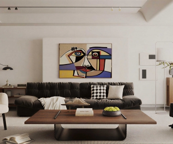 Modern A Living Room-ID:617194892