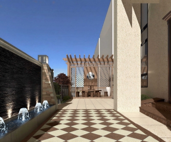 Modern Courtyard/landscape-ID:534884937