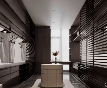Modern Clothes Storage Area-ID:863224032