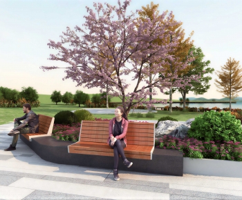 Modern Park Landscape-ID:864276899