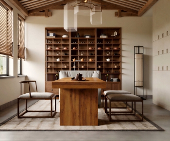 New Chinese Style Teahouse Tea House-ID:489489081