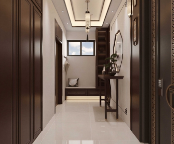 New Chinese Style Hallway-ID:715954072