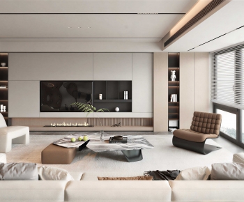 Modern A Living Room-ID:448781971