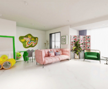 Modern A Living Room-ID:910536058
