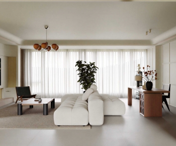 Modern A Living Room-ID:501940365