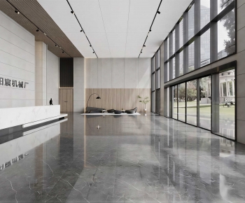 Modern Office Reception Desk-ID:561244965