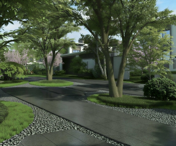 Modern Courtyard/landscape-ID:695966018