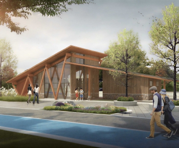 New Chinese Style Public Building-ID:932142025