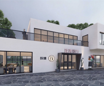 Modern Facade Element-ID:772722969