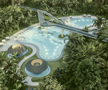 Modern Swimming Pool-ID:769269592