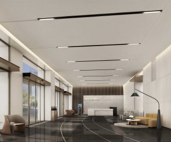 Modern Office Reception Desk-ID:968033083