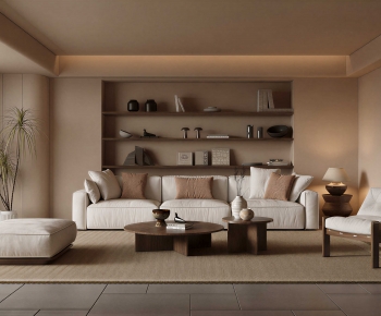 Wabi-sabi Style A Living Room-ID:227842093