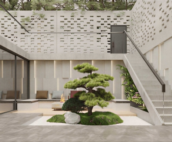 Modern Courtyard/landscape-ID:258874898