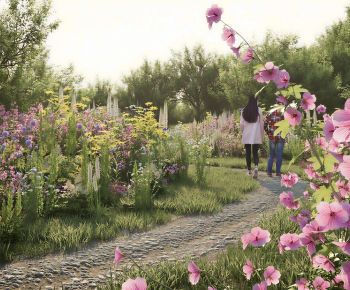 Modern Park Landscape-ID:600194934
