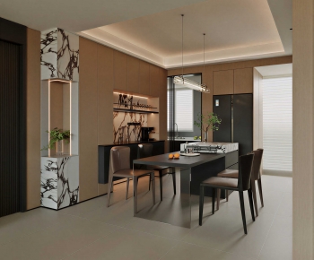 Modern Dining Room-ID:724198109