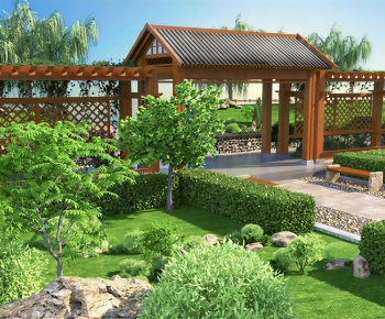 Chinese Style Courtyard/landscape-ID:432271003