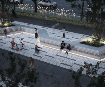 Modern Park Landscape-ID:317549768