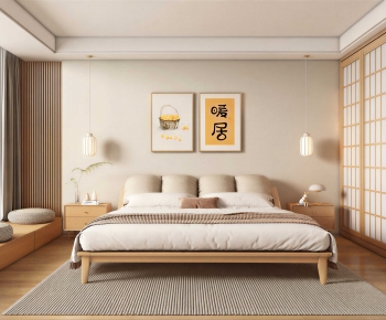 Japanese Style Bedroom-ID:804106955