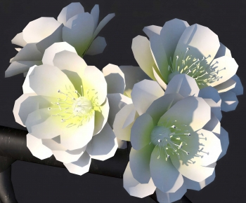 Modern Flowers And Grass-ID:424967056