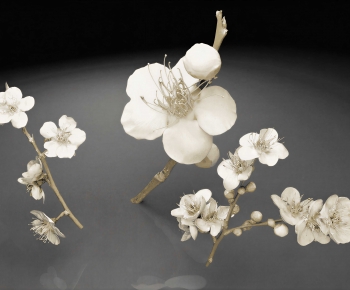 Modern Flowers And Grass-ID:799913886