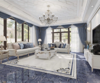 European Style A Living Room-ID:501169928