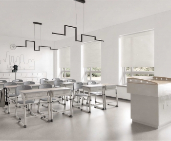 Modern School Classrooms-ID:223040103