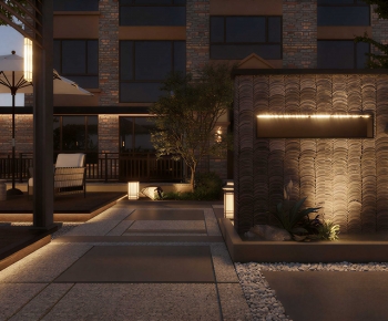Modern Courtyard/landscape-ID:857119084
