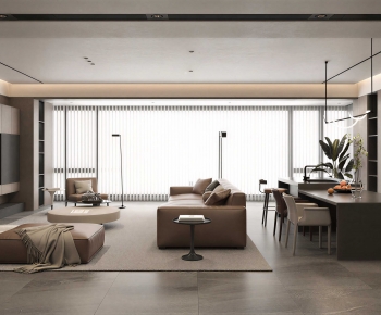 Modern A Living Room-ID:738934044