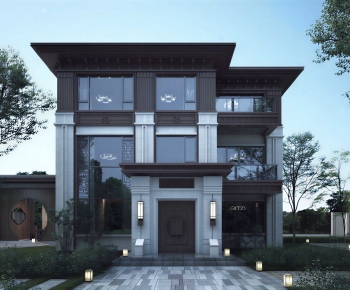 New Chinese Style Detached Villa-ID:106141096