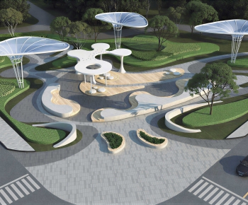 Modern Park Landscape-ID:306844007