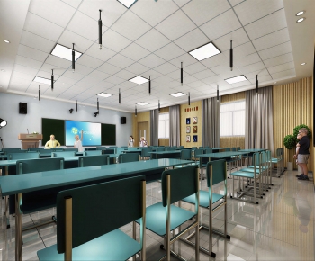 Modern School Classrooms-ID:838984975