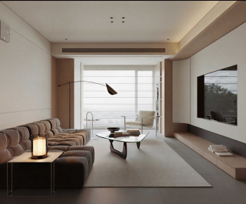 Modern A Living Room-ID:722682004