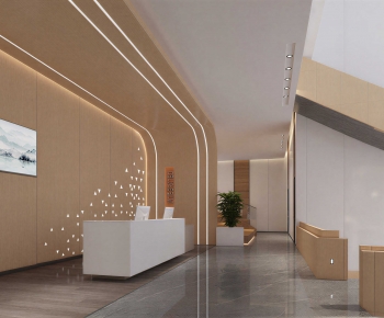Modern Office Reception Desk-ID:588498121