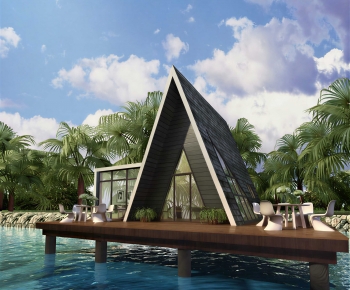 Modern Appearance Of Commercial Building-ID:639544016