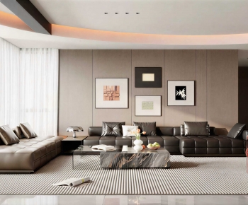 Modern A Living Room-ID:395936015
