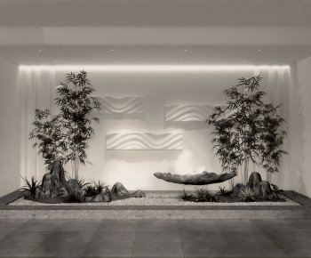 New Chinese Style Plant Landscaping-ID:643800029