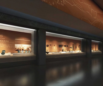 New Chinese Style Exhibition Hall-ID:261476999