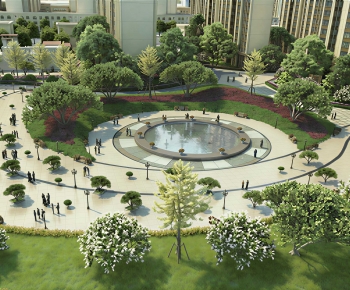 Modern Park Landscape-ID:206938034