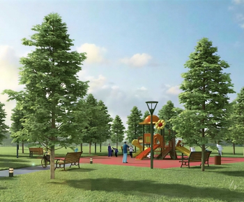 Modern Park Landscape-ID:661176921
