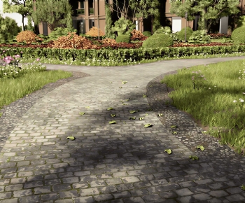 Modern Park Landscape-ID:468444111