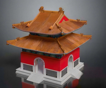 Chinese Style Ancient Architectural Buildings-ID:590706116