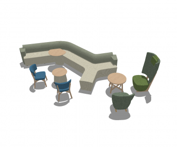 Modern Card Seat Sofa-ID:778565885
