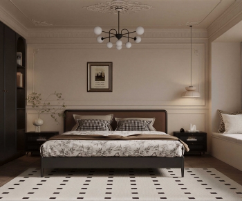 French Style Bedroom-ID:371632103