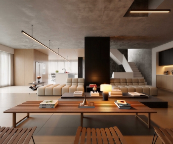 Modern A Living Room-ID:346548081