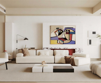 Modern A Living Room-ID:397079941